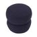 8  Puff Redondo Respiro Rivatti 39 cm -Altura- Estofado em Boucle Azul Noite